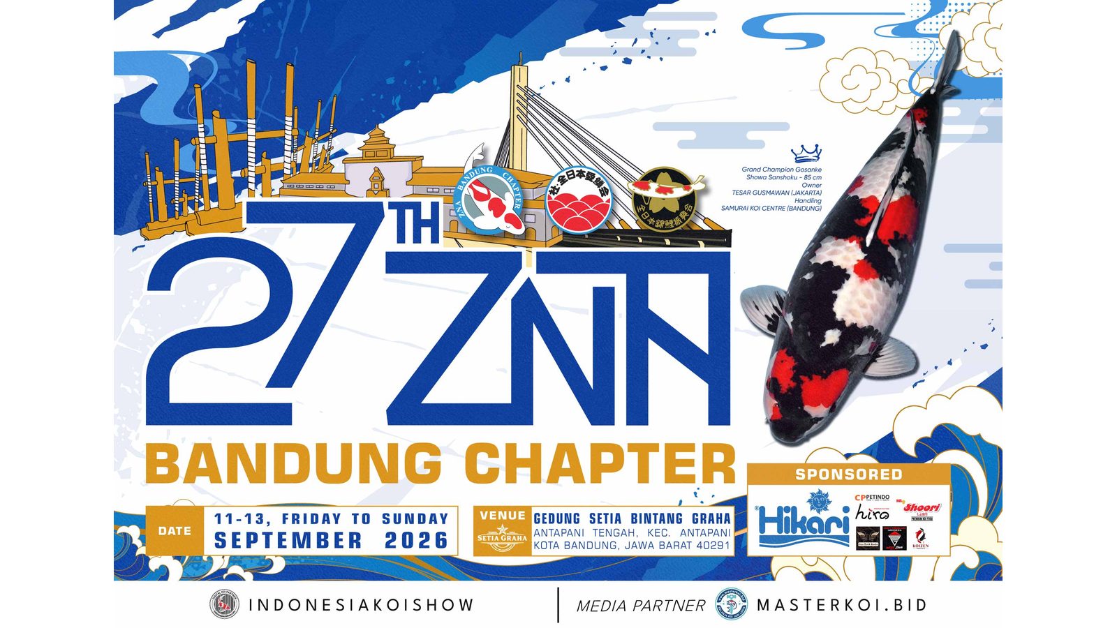 27th ZNA Bandung Chapter Koi Show